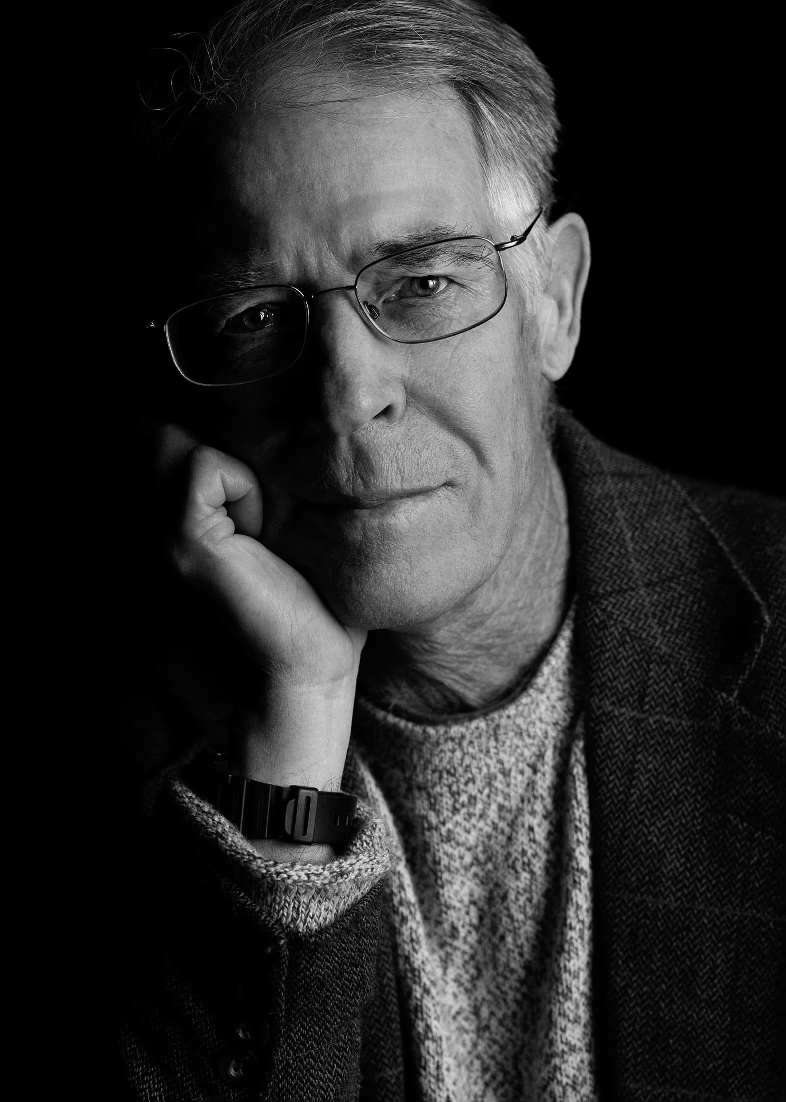 Kim Stanley Robinson portrait by Christopher Michel