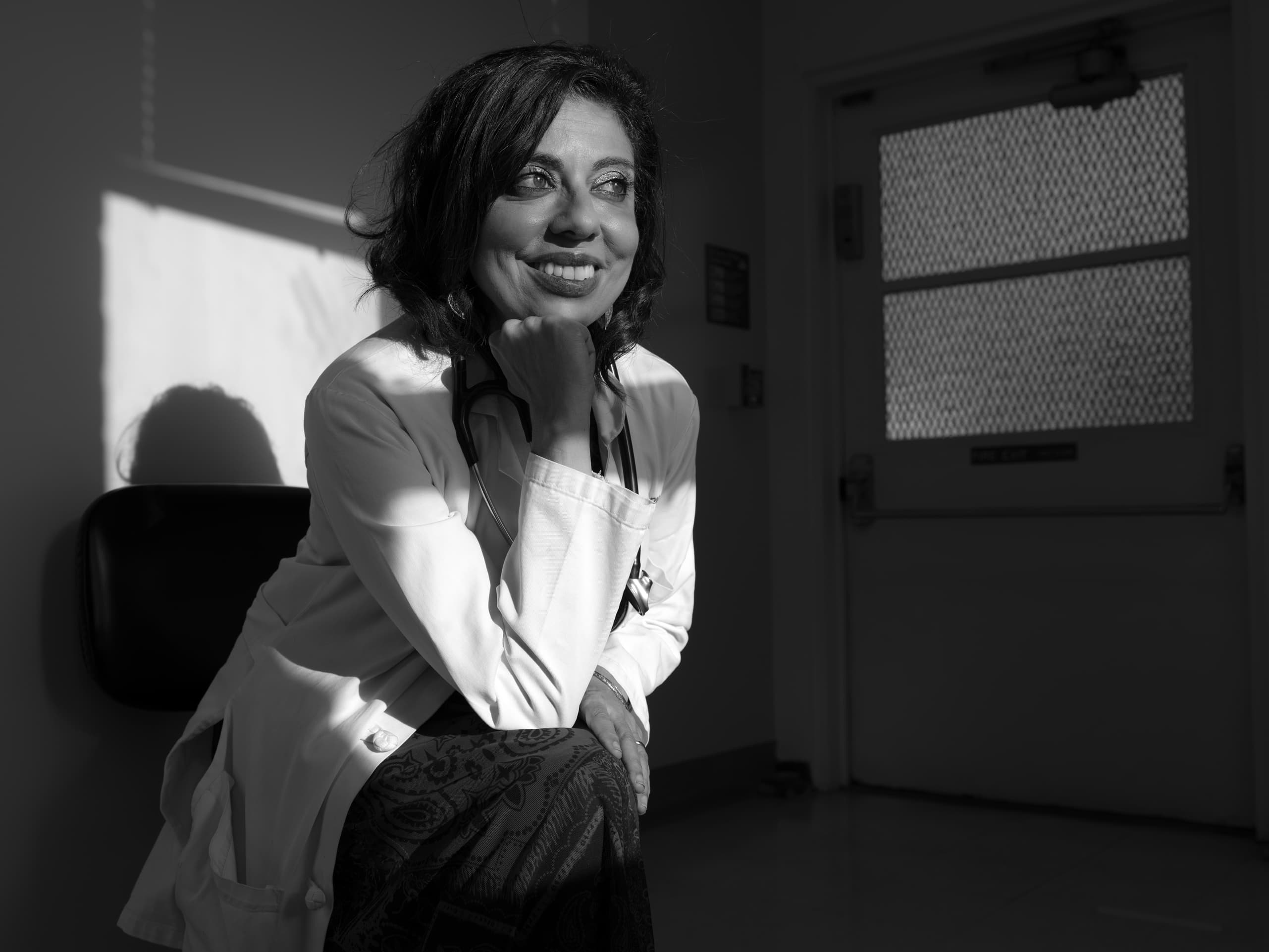 Monica Gandhi portrait by Christopher Michel